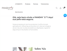 Tablet Screenshot of pandhys.com.br