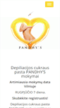 Mobile Screenshot of pandhys.lt